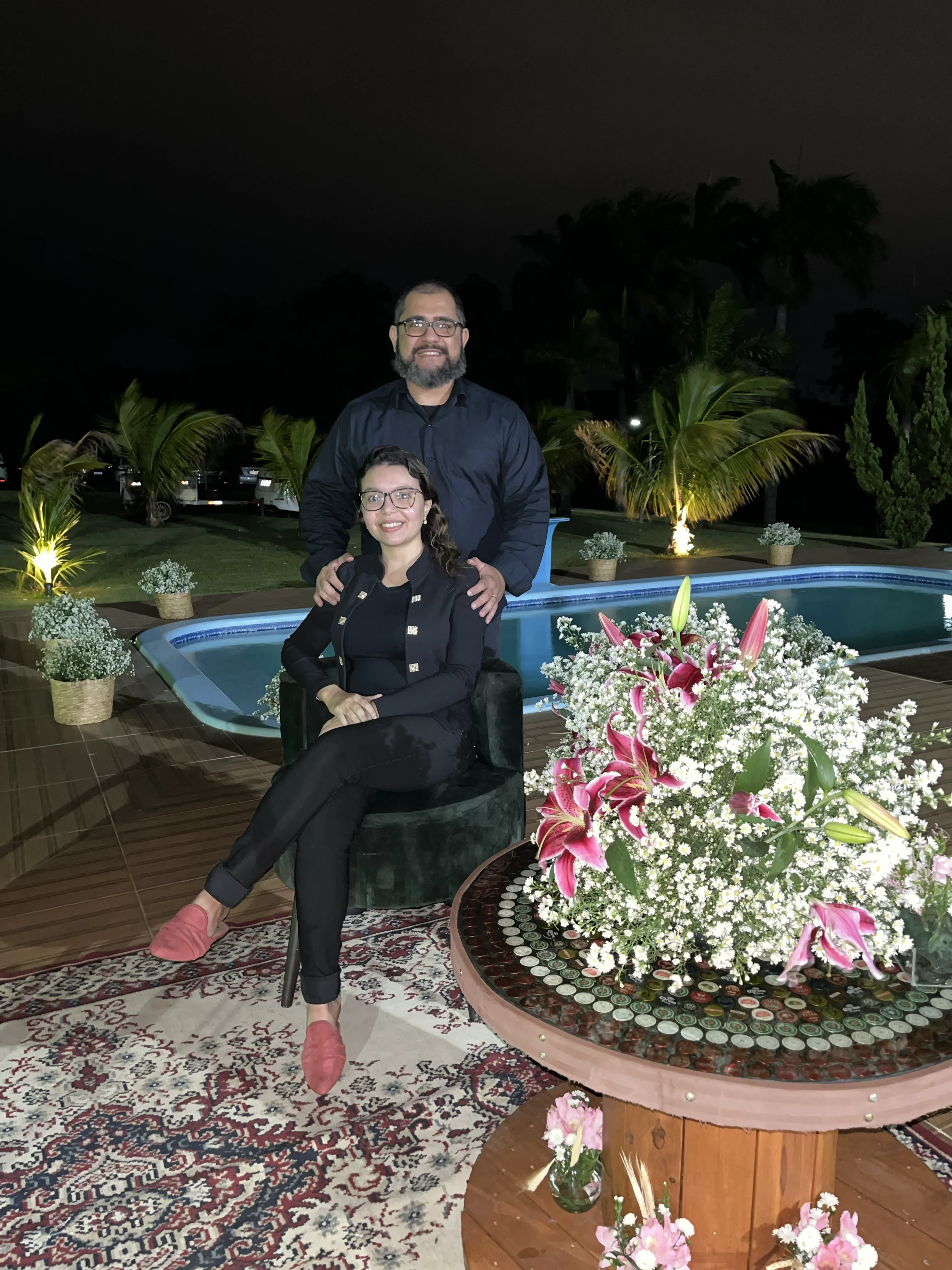 Músicos da Finesse Agência Musical durante cerimônia de casamento